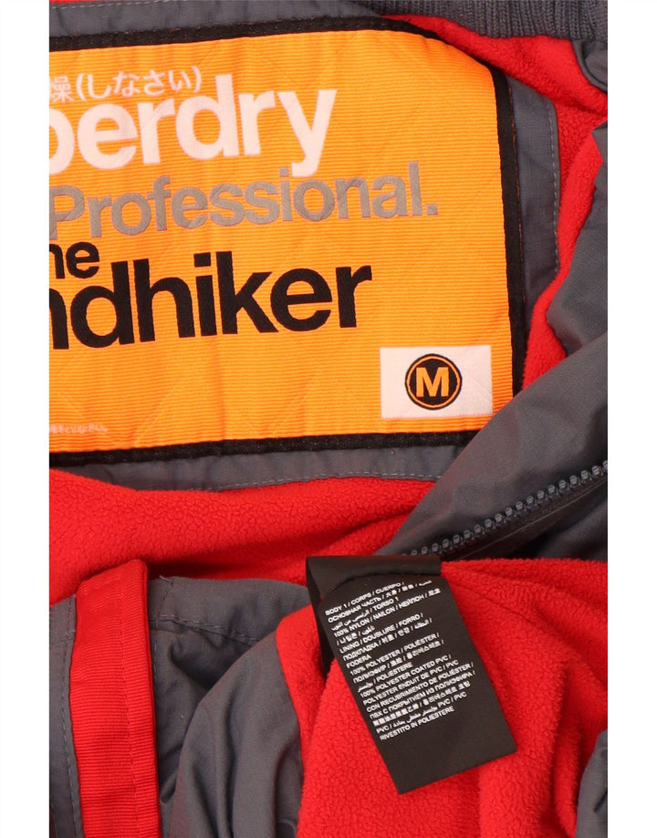 SUPERDRY muška jakna vjetrovka s kapuljačom UK 38 srednje siva