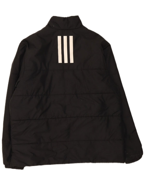 Adidas muška podstavljena jakna UK 42 XL crni poliester
