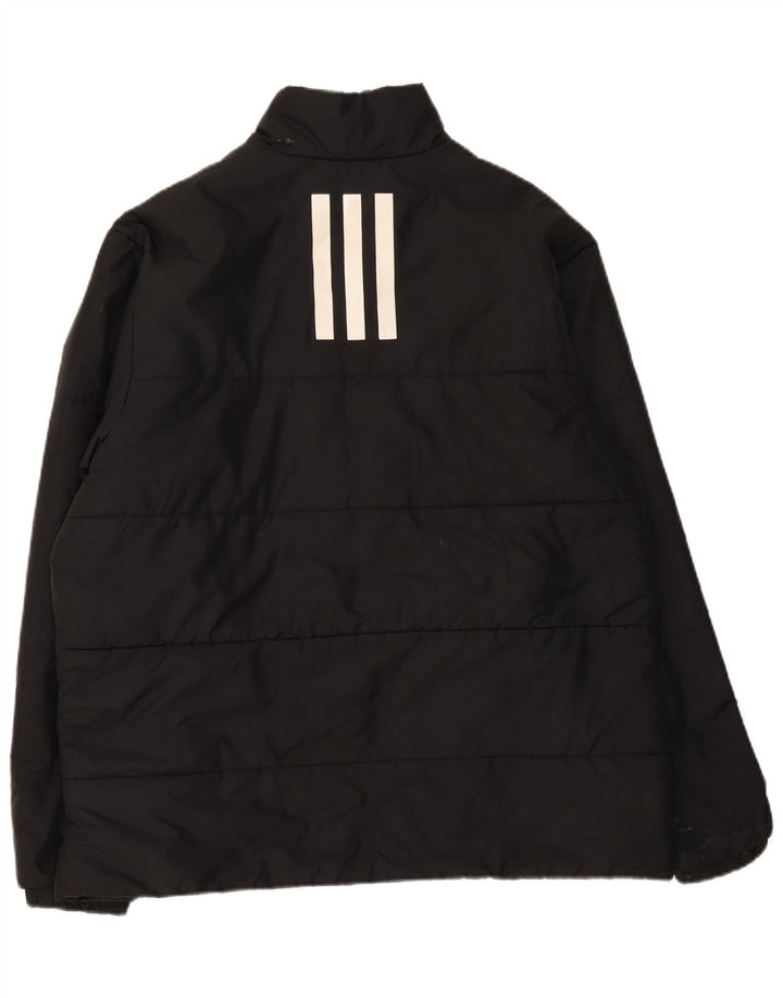 Adidas muška podstavljena jakna UK 42 XL crni poliester