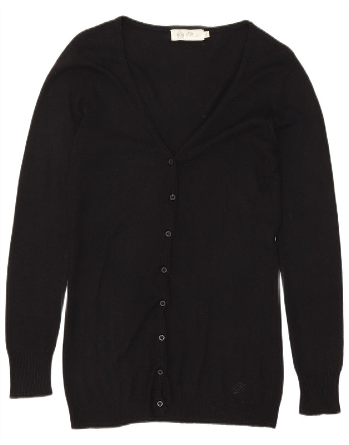 Dack's ženski kardigan pulover UK 10 Small Black