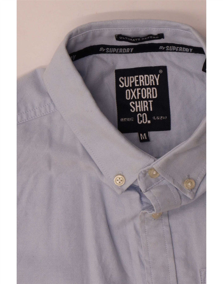 Superdry muška košulja kratkih rukava Srednje plavi pamuk