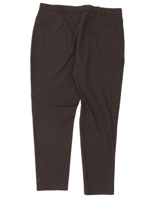 Marks & Spencer ženske uske chino hlače UK 18 XL W36 L29 sivi poliester