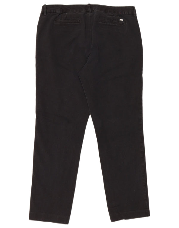 Tommy Hilfiger ženske ravne chino hlače US 10 Large W32 L26 crne