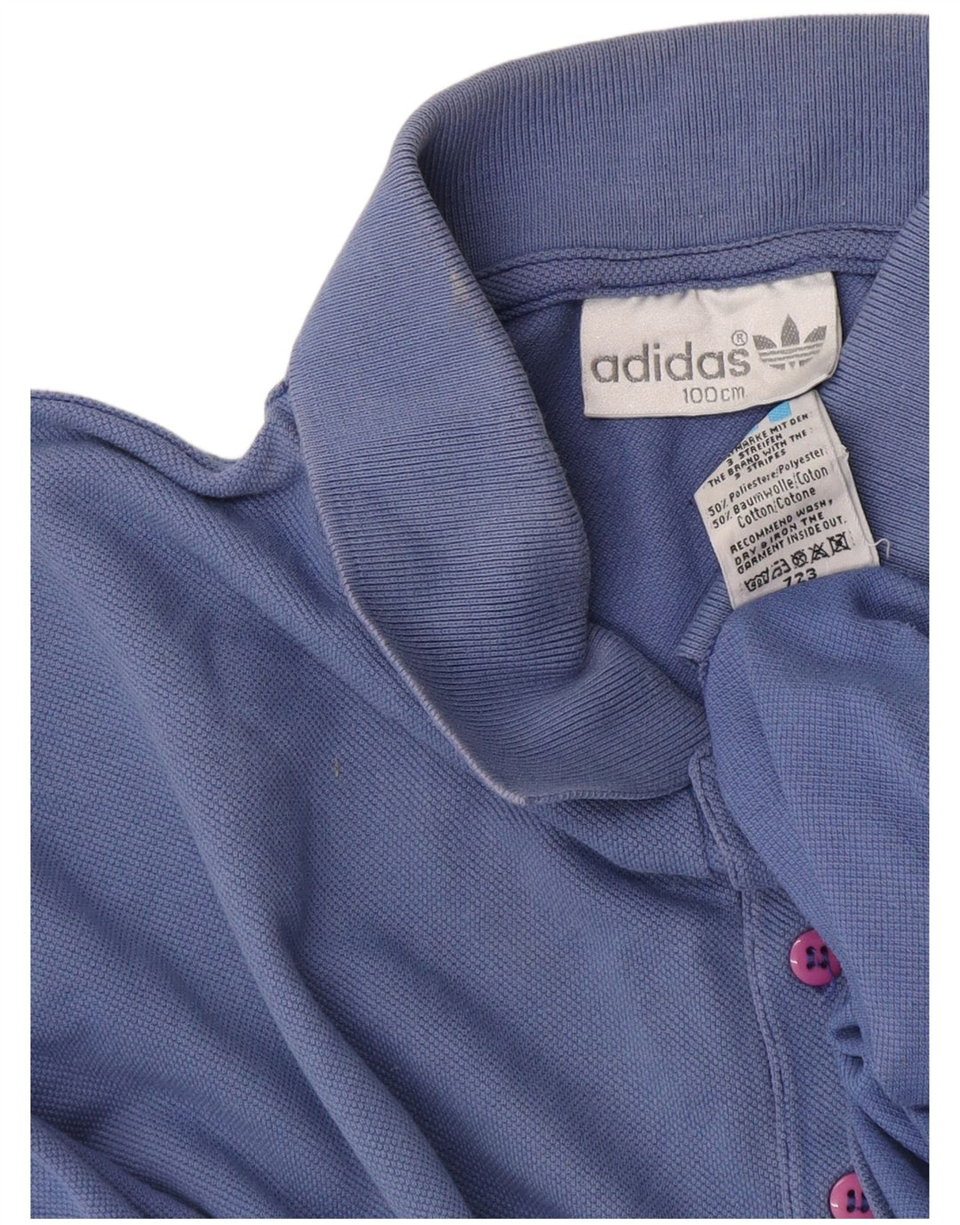 Adidas muška polo majica Large Blue Cotton