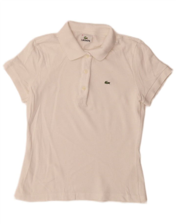 Lacoste ženska polo majica veličine 38, srednje bijela