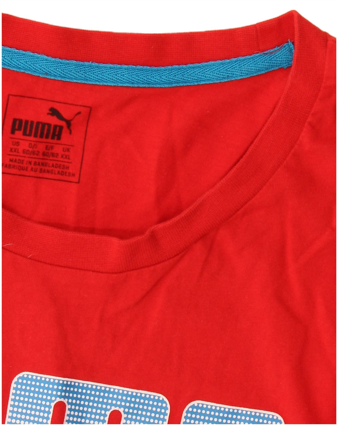Puma muška majica s grafičkim motivima 2XL crvena