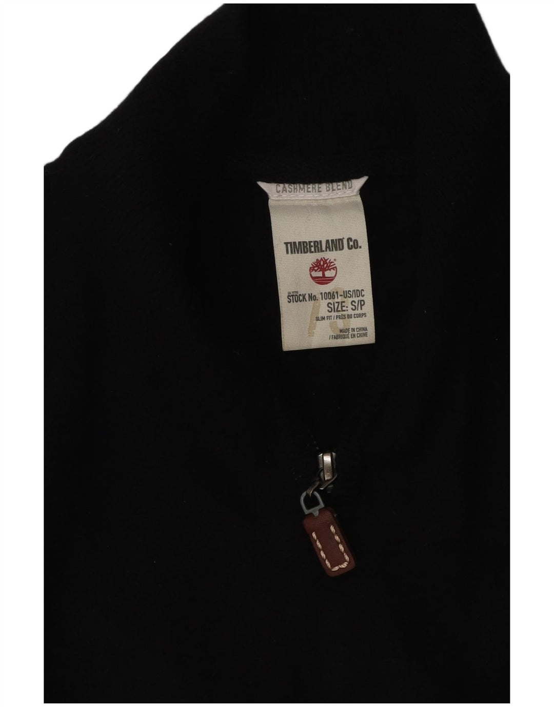 TIMBERLAND Muški pulover s izrezom i malim crnim kašmirom