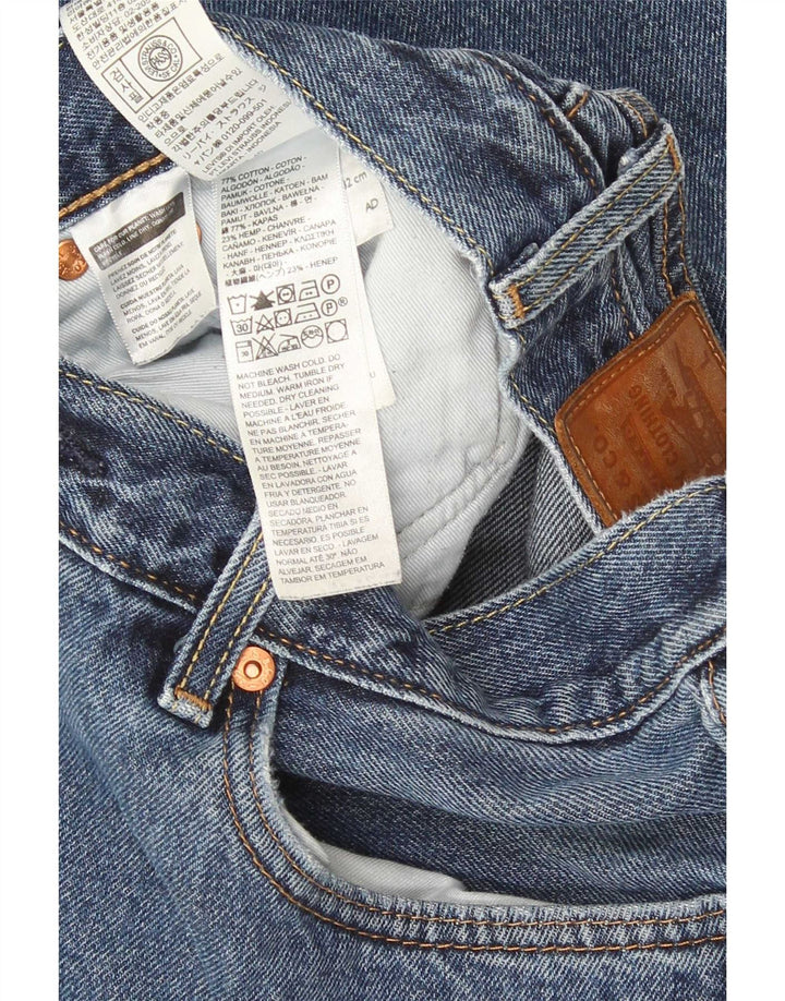 Levi's muške ravne traperice W32 L32 plavi pamuk
