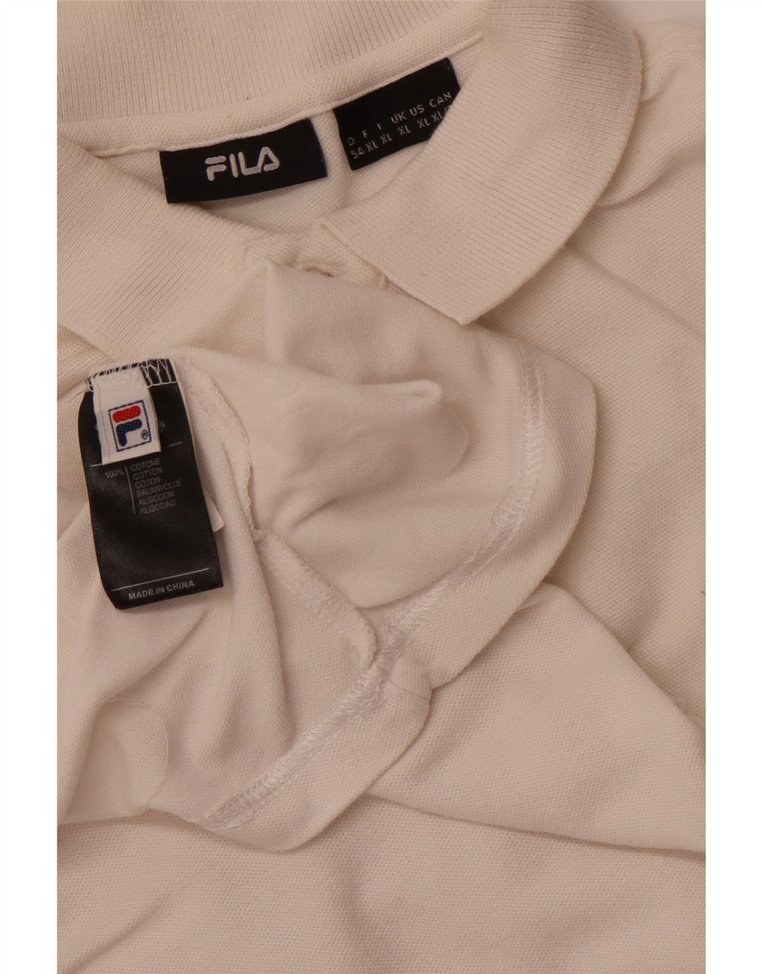 FILA muška polo majica XL od bijelog pamuka