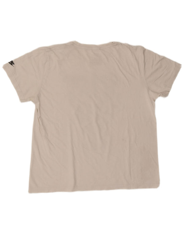Nike Muška majica kratkih rukava Slim Fit Graphic Top 2XL Bijela