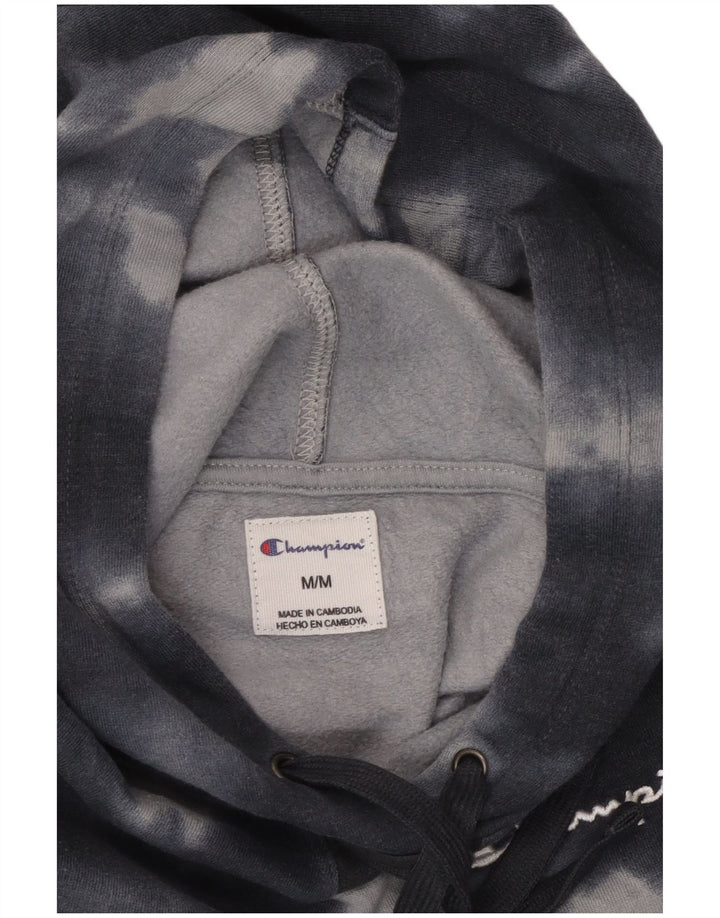 Champion Ženska kratko majica s kapuljačom UK 14 Srednje crna kravata Pamuk