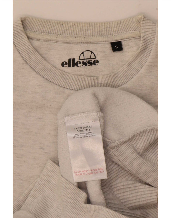 Muški džemper Ellesse Graphic Sweatshirt Mali sivi flekasti poliester