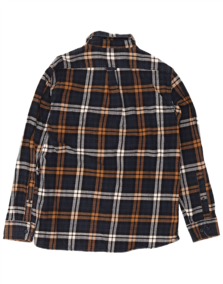 Eddie Bauer Muška flanelska košulja Srednje tamnoplavi karirani pamuk