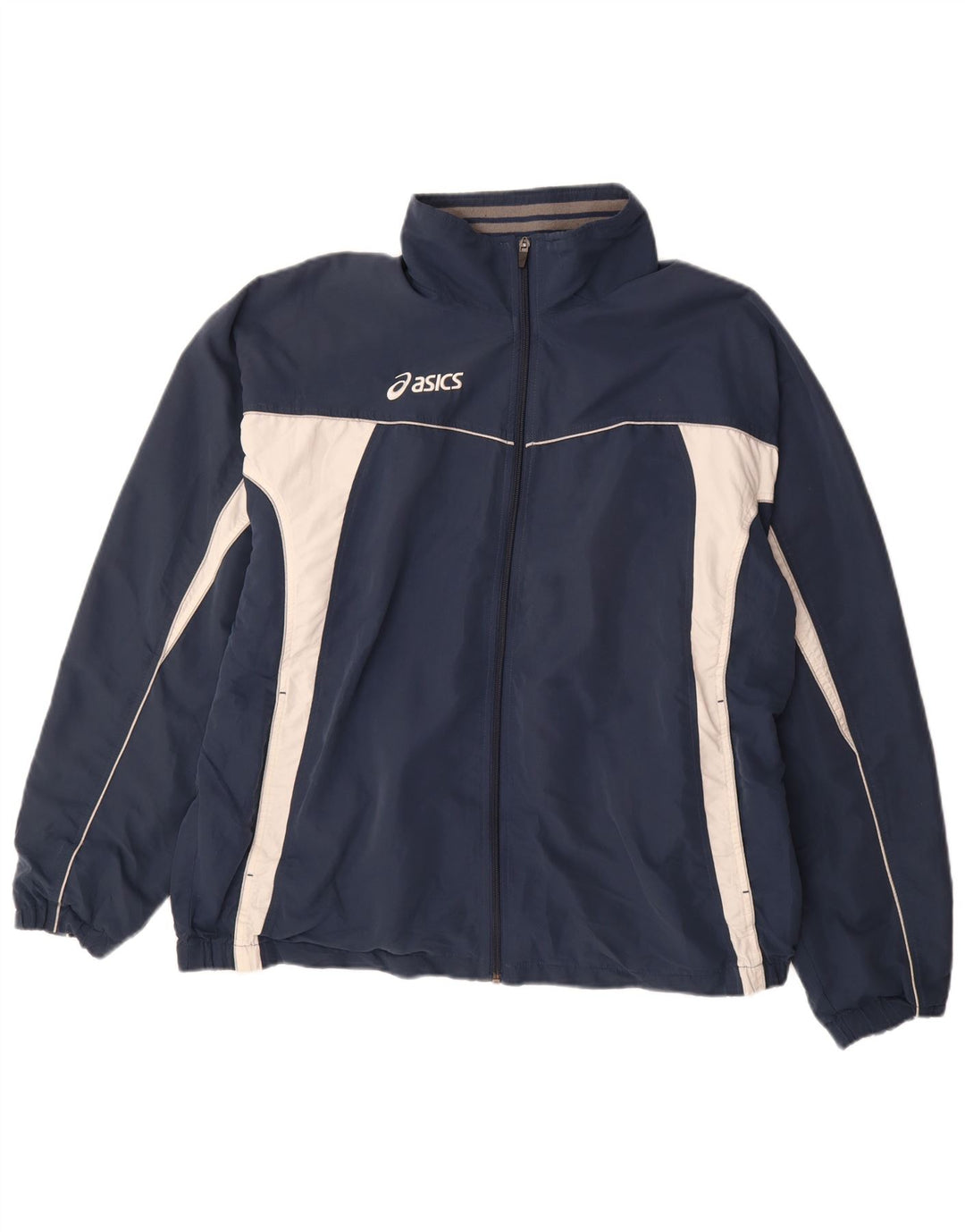 ASICS muška trenirka gornja jakna XL tamnoplavi poliester u boji