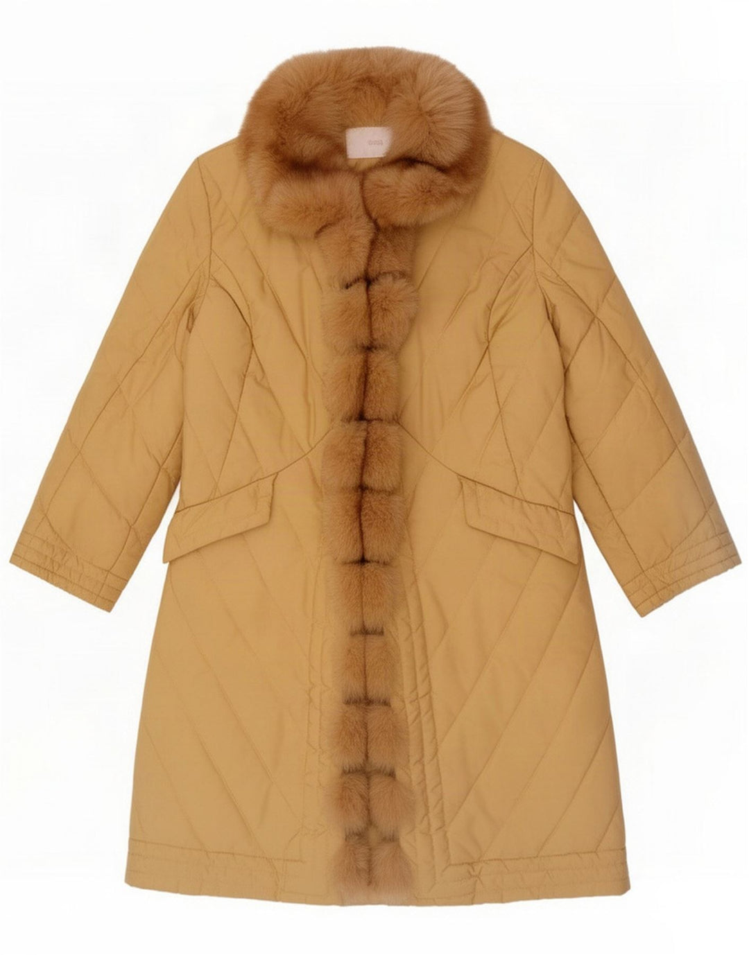 Ermanno Scervino ženska prošivena jakna IT 46 Large Yellow Nylon