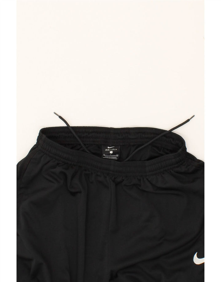 NIKE Womens Tracksuit Trousers UK 8 Small Black Polyester Vintage Nike and Second-Hand Nike from Messina Hembry 