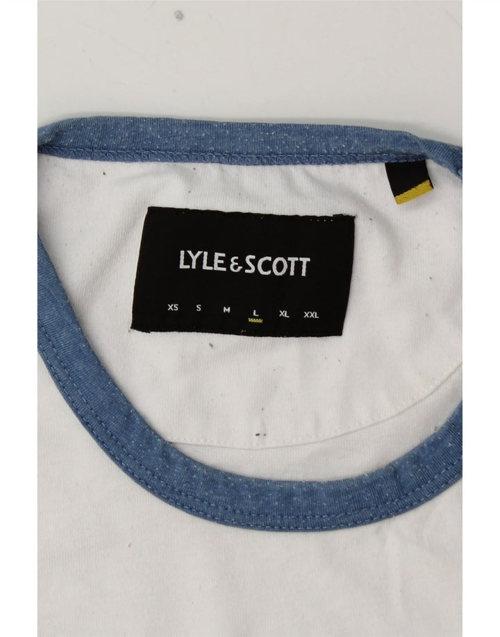 LYLE & SCOTT Muška majica kratkih rukava Veliki bijeli pamuk