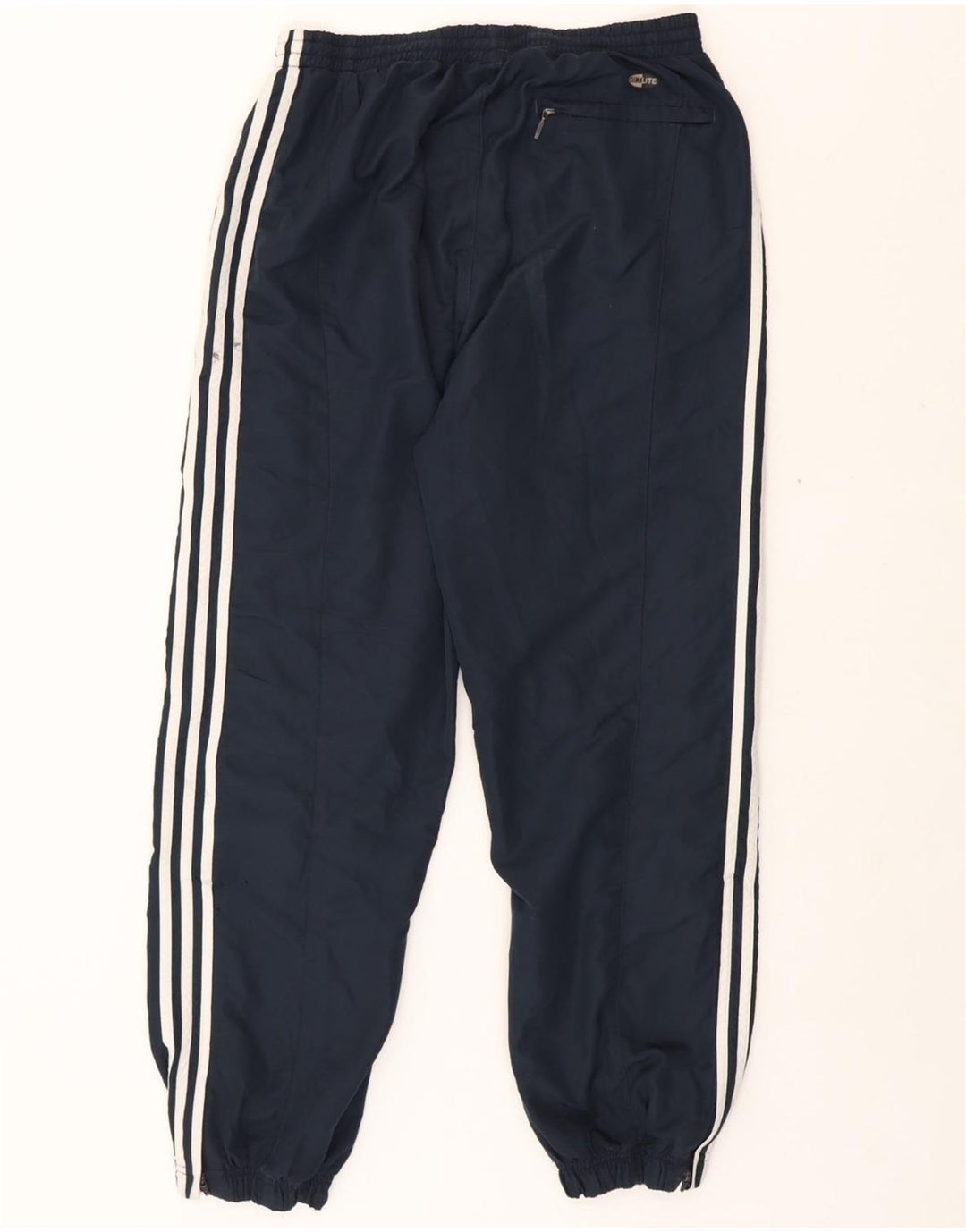 ADIDAS Mens Climalite Tracksuit Trousers Joggers Medium  Navy Blue Vintage Adidas and Second-Hand Adidas from Messina Hembry 