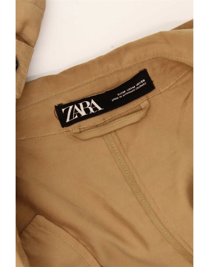 Zara ženski preveliki otvoreni kaput UK 14 srednje bež boje