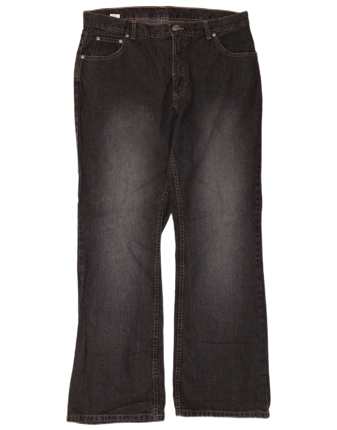 Marks & Spencer ženske traperice Bootcut UK 16 Large W34 L30 crni pamuk