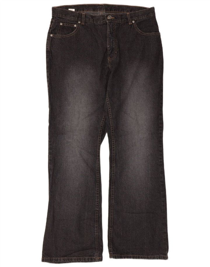 Marks & Spencer ženske traperice Bootcut UK 16 Large W34 L30 crni pamuk