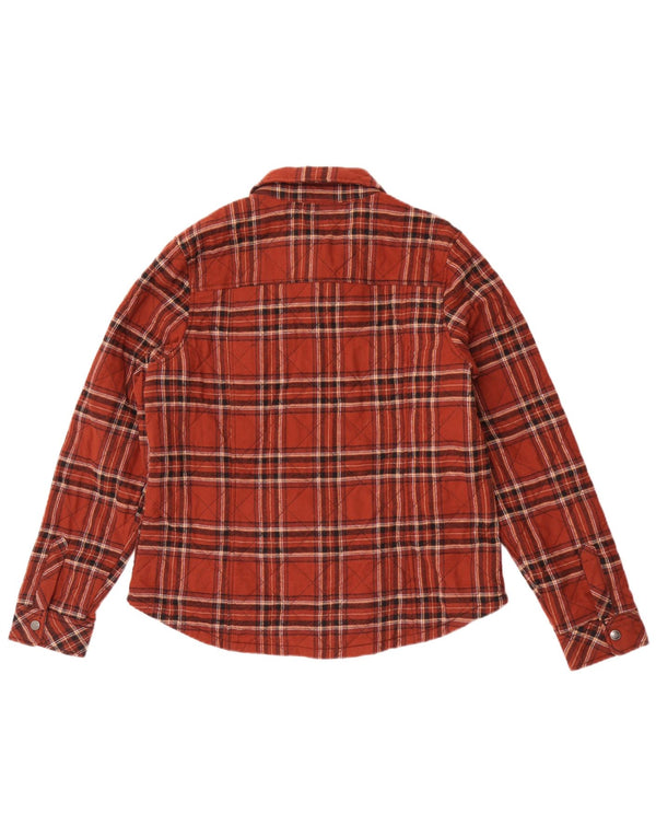 Dickies ženska košulja od flanela Lumberjack UK 16 Veliki smeđi karirani pamuk