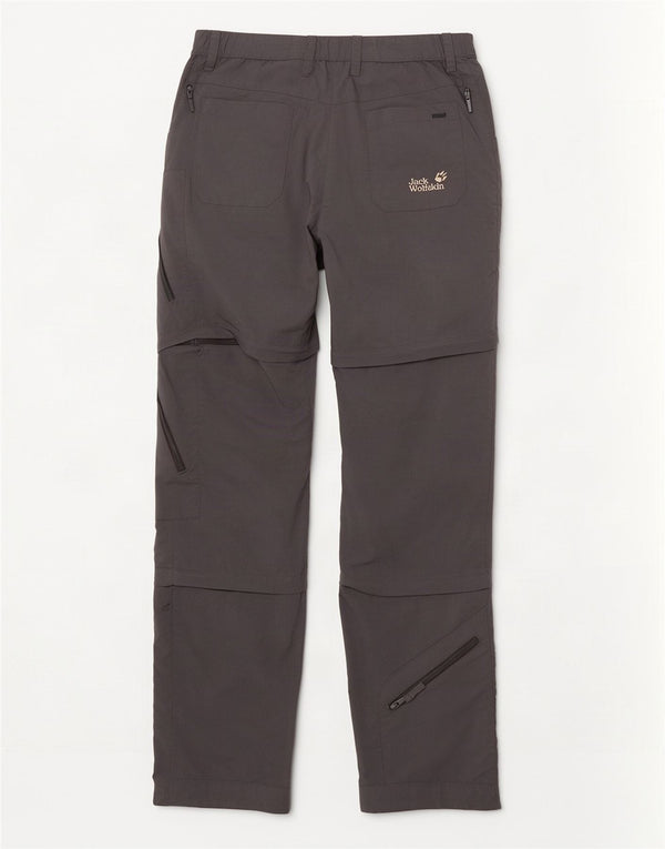 Jack Wolfskin ženske ravne kargo hlače UK 12/14 srednje W30 L33 sive
