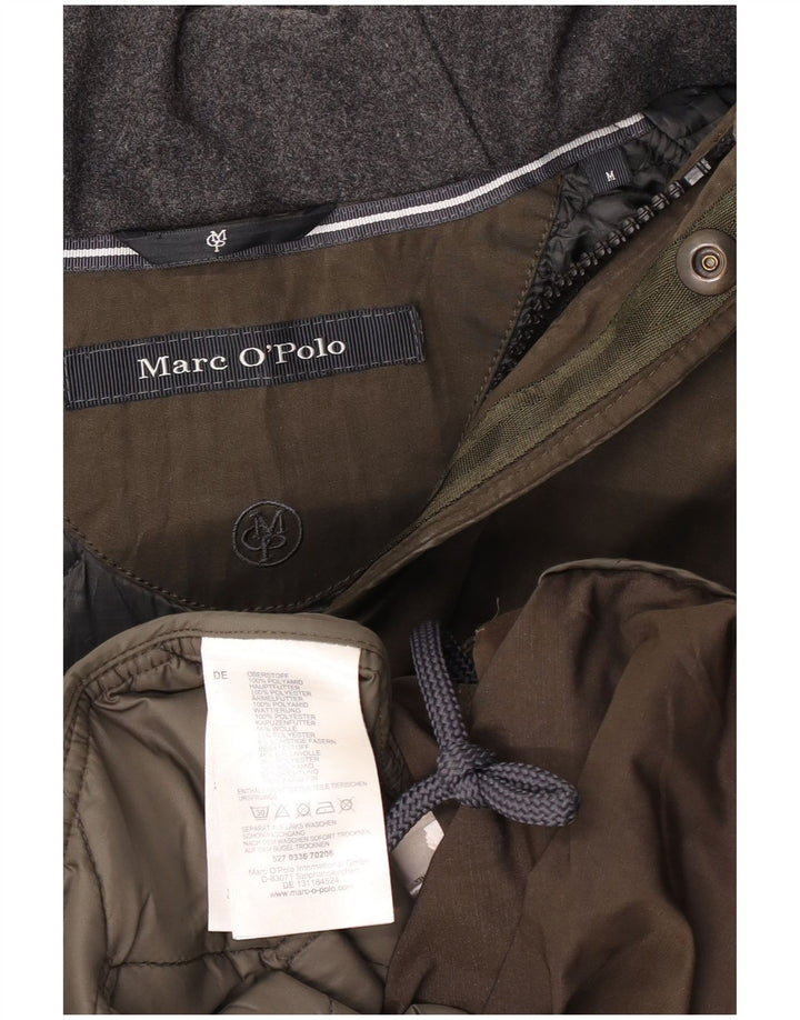 MARC O'POLO muška parka jakna s kapuljačom UK 38 srednji kaki poliamid