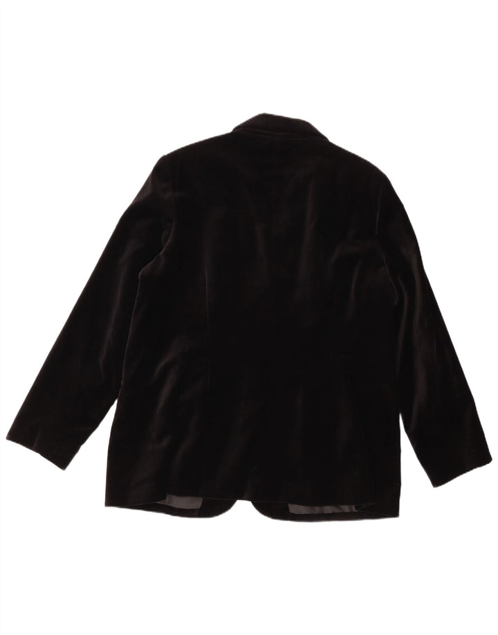 Ženska baršunasta jakna sa 2 gumba UK 22 3XL