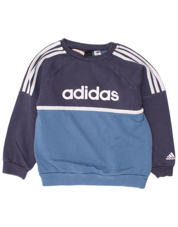 Adidas majica s grafičkim motivima za dječake 2-3 godine tamnoplave boje