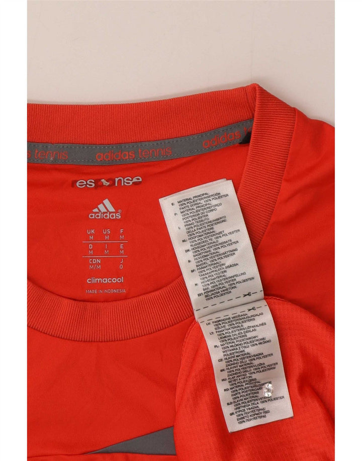 Adidas muška Climacool majica kratkih rukava srednje crvene boje od poliestera