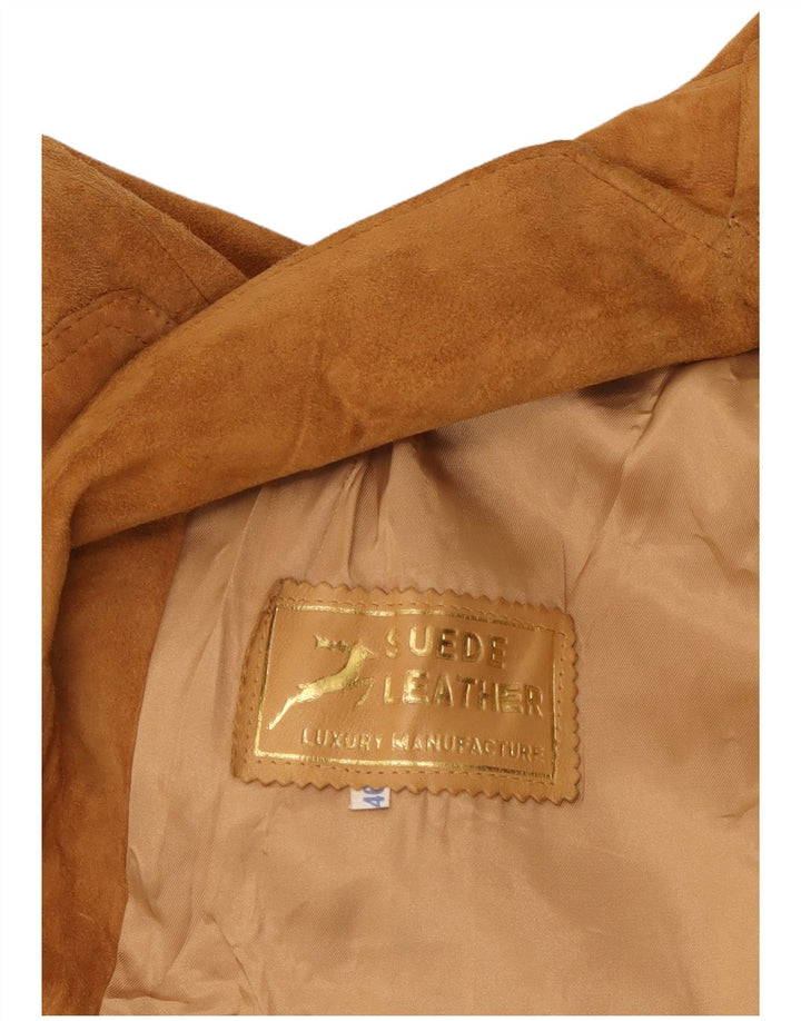 VINTAGE ženska jakna od brušene kože IT 46 velika bež koža