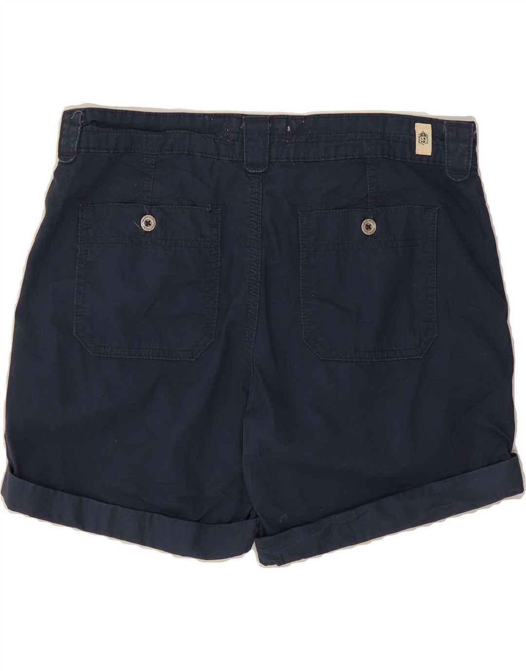 LEVI'S Womens Cargo Shorts US 10 Large W34  Navy Blue Cotton Vintage Levi's and Second-Hand Levi's from Messina Hembry 