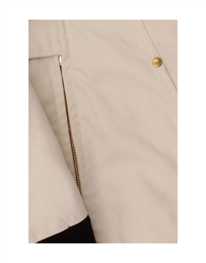 Richlu muška bomber jakna s kapuljačom UK 40 Large Off White Pamuk