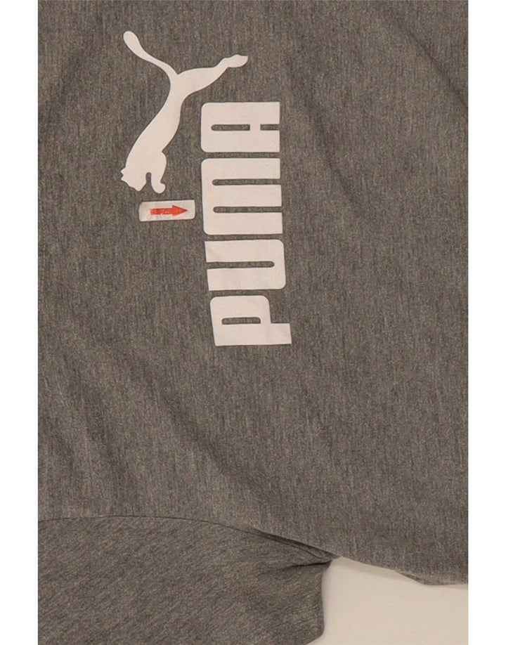 Puma ženska majica kratkih rukava s grafičkim motivima UK 12 Medium Grey Flecked