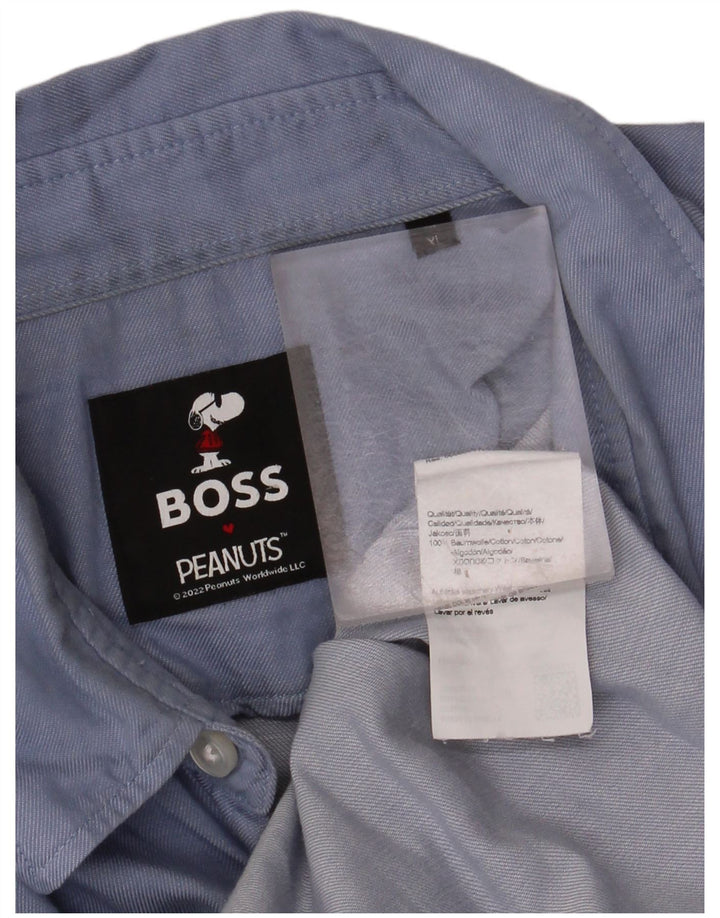 HUGO BOSS Muška Peanuts majica XL plavi pamuk