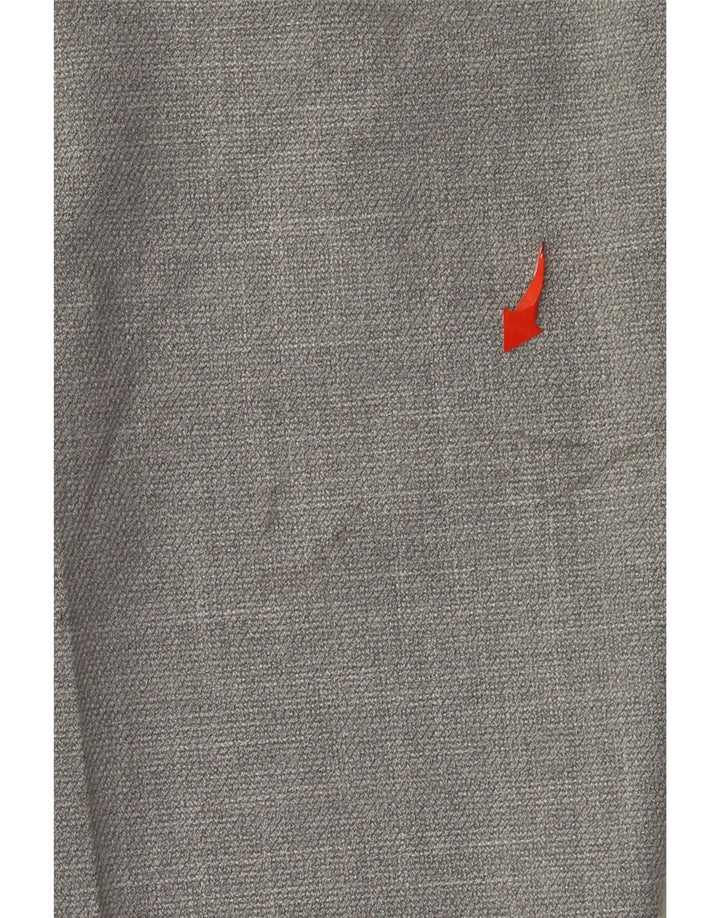 ZARA ženske hlače ravnog odijela EU 40 srednje W30 L26 sivi poliester