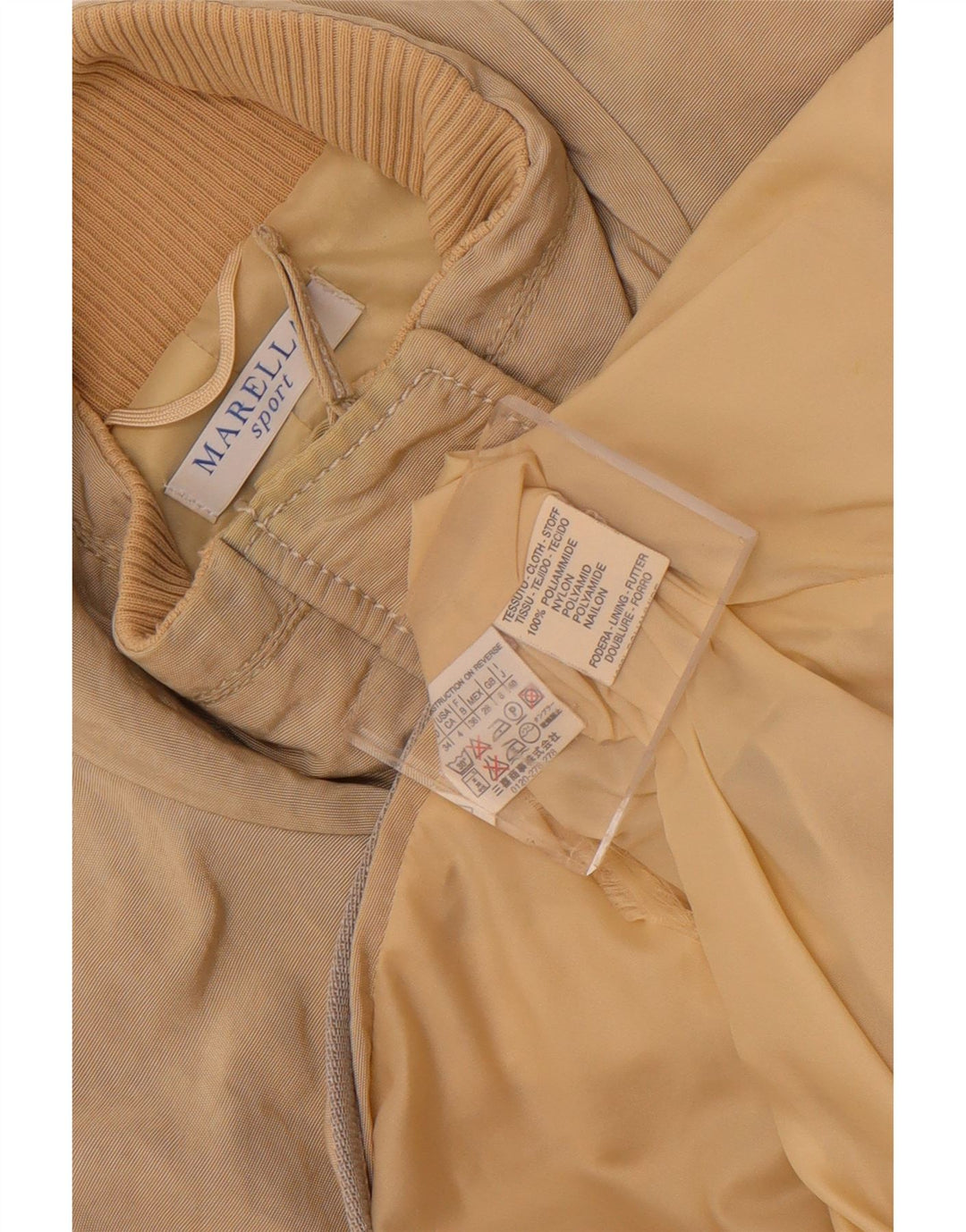 Ženska bomber jakna Marella UK 8 Mala bež poliamid