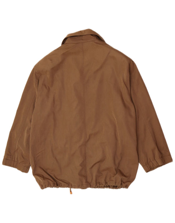Vintage ženska pomoćna jakna 3/4 rukava UK 18 XL bež viskoza