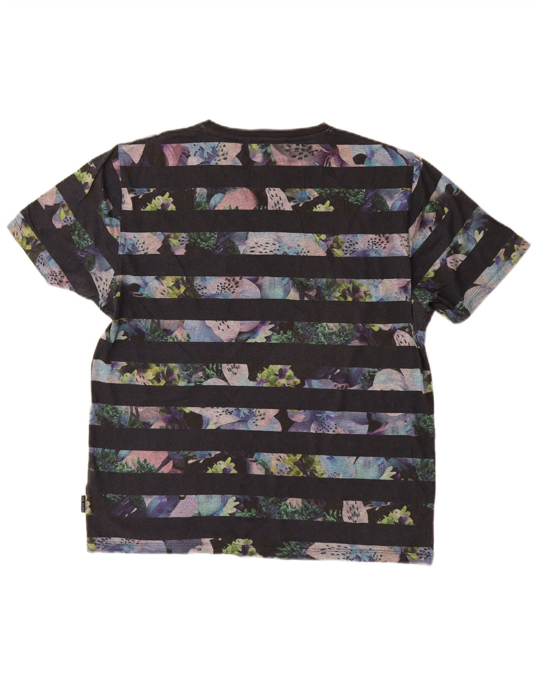 Muška majica kratkih rukava Ted Baker, velika veličina 4, velike tamnoplave pruge