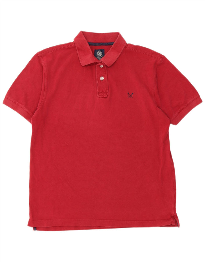 Crew Clothing Muška polo majica srednje crvene pamučne boje