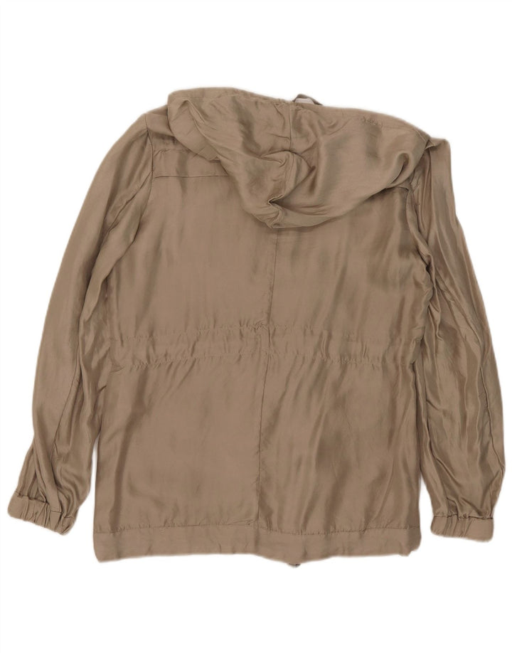 Guess By Marciano Ženska pomoćna jakna s kapuljačom IT 40 Mala bež svila