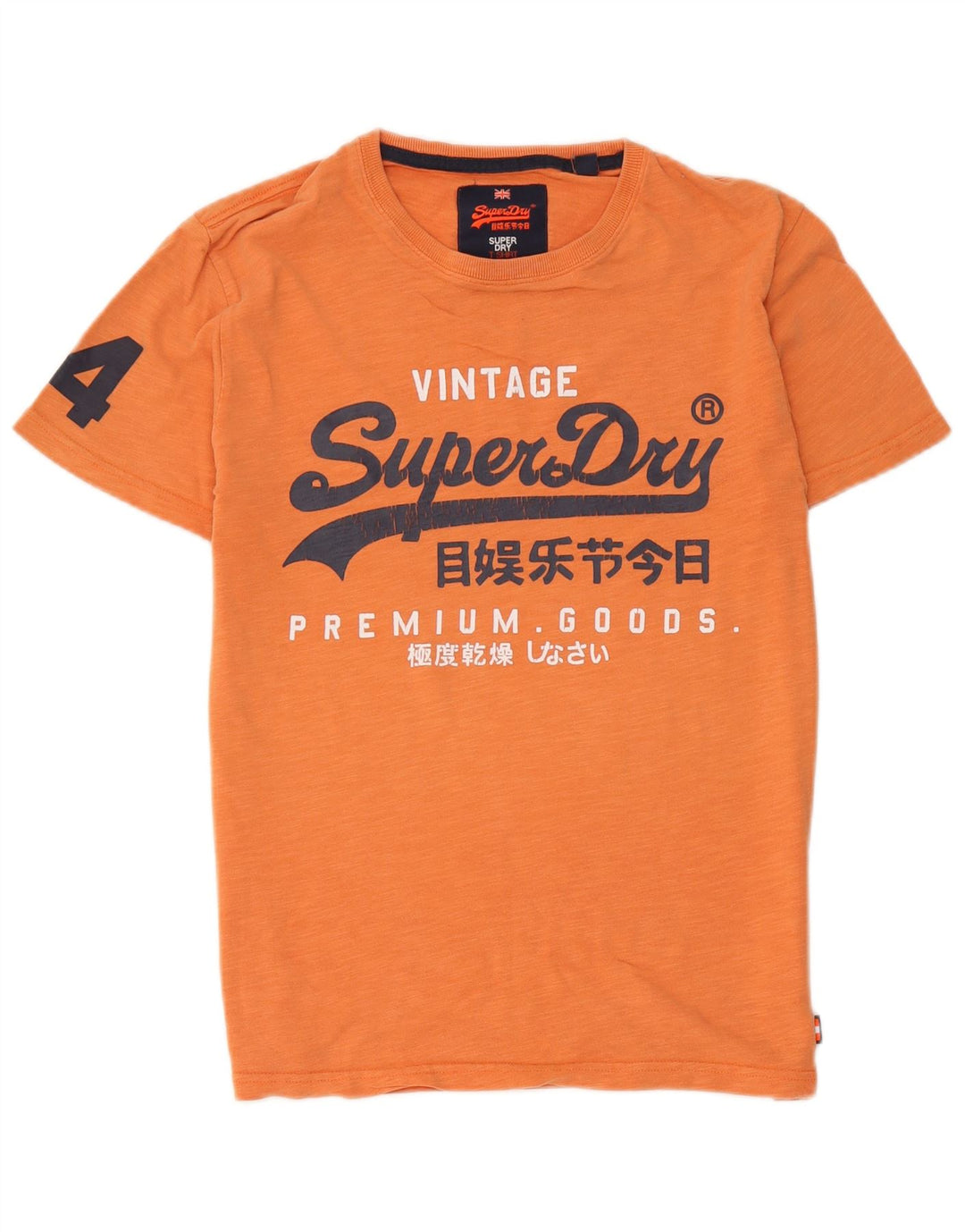 Superdry muška majica kratkih rukava srednje veličine, narančasta, pamuk