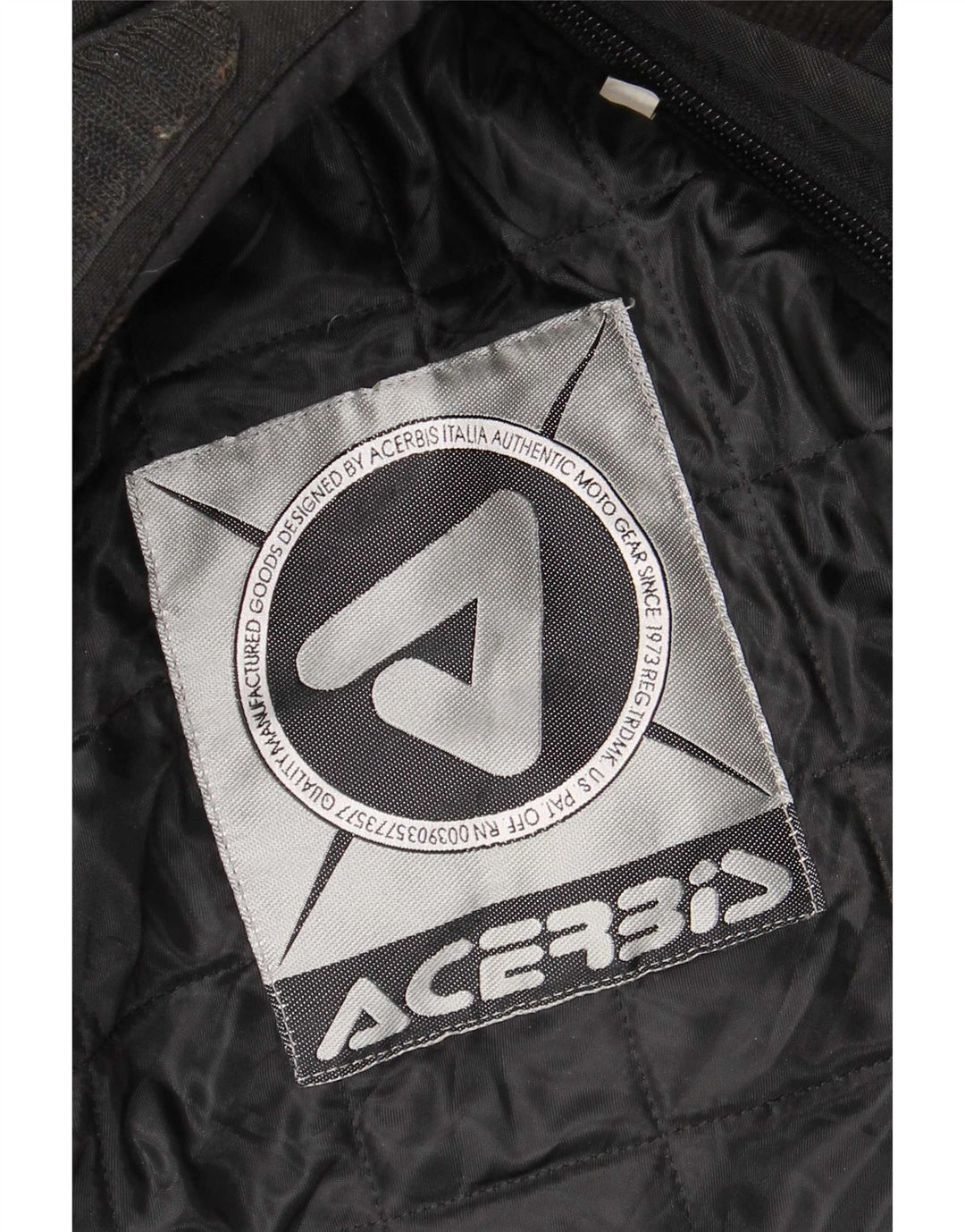 Acerbis muška motociklistička trkaća jakna UK 44 2XL crni poliamid