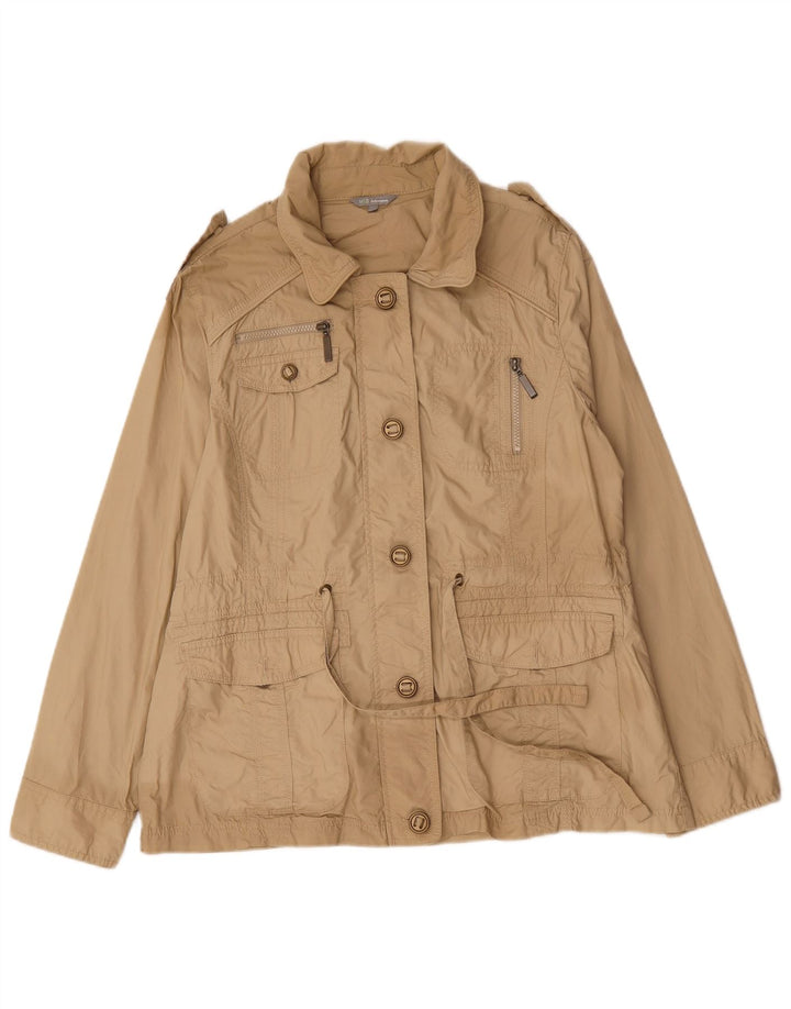 Marks & Spencer ženska vojna pomoćna jakna UK 16 Large Beige Cotton