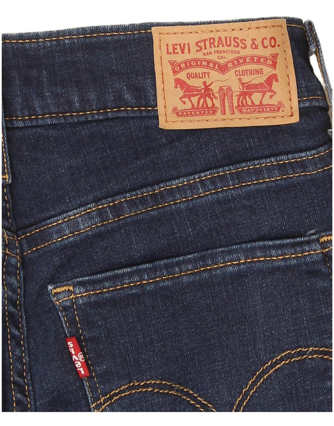 Levi's ženske 312 uske traperice W24 L31 tamnoplave
