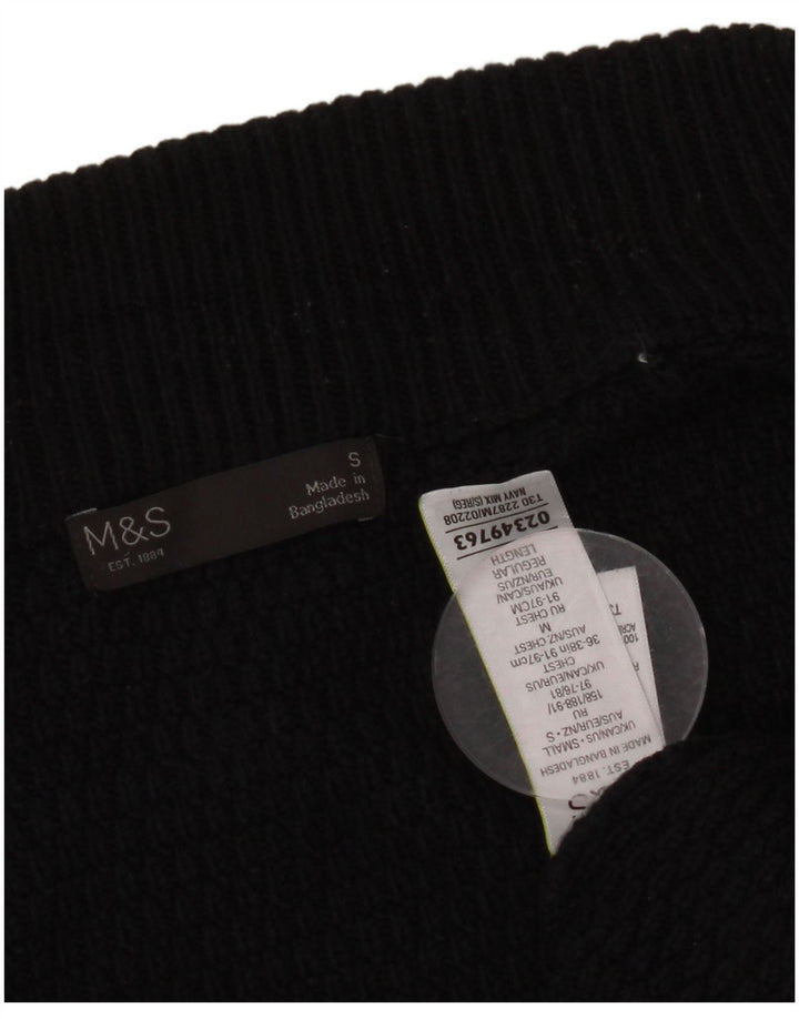 Marks & Spencer muški kardigan pulover mali tamnoplavi akril