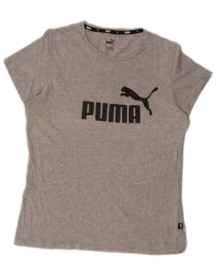 PUMA Ženska majica kratkih rukava s grafičkim motivima UK 14 srednje siva