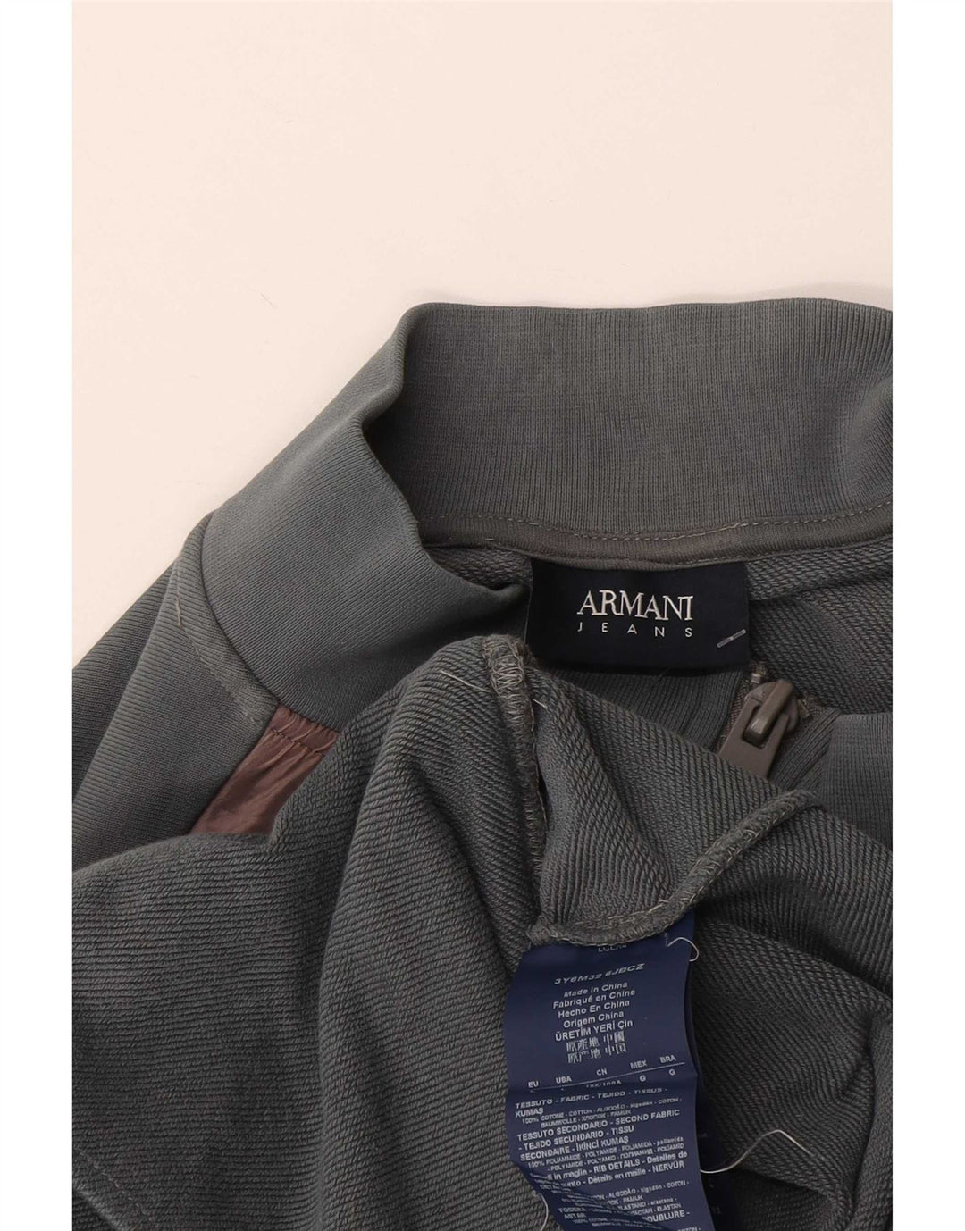 Armani Jeans ženska gornja jakna trenirke UK 16 Large Grey Colourblock