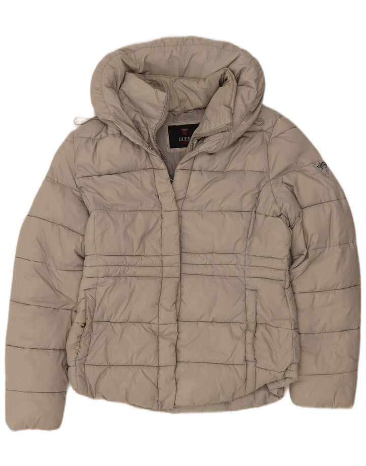 GUESS Ženska podstavljena jakna UK 16 Large Beige Poliester
